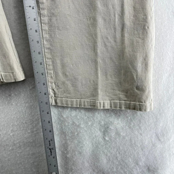 Calvin Klein Jeans Women's Sz 14 Beige Straight Ankle High-Rise Stretch Pockets - Picture 5 of 12